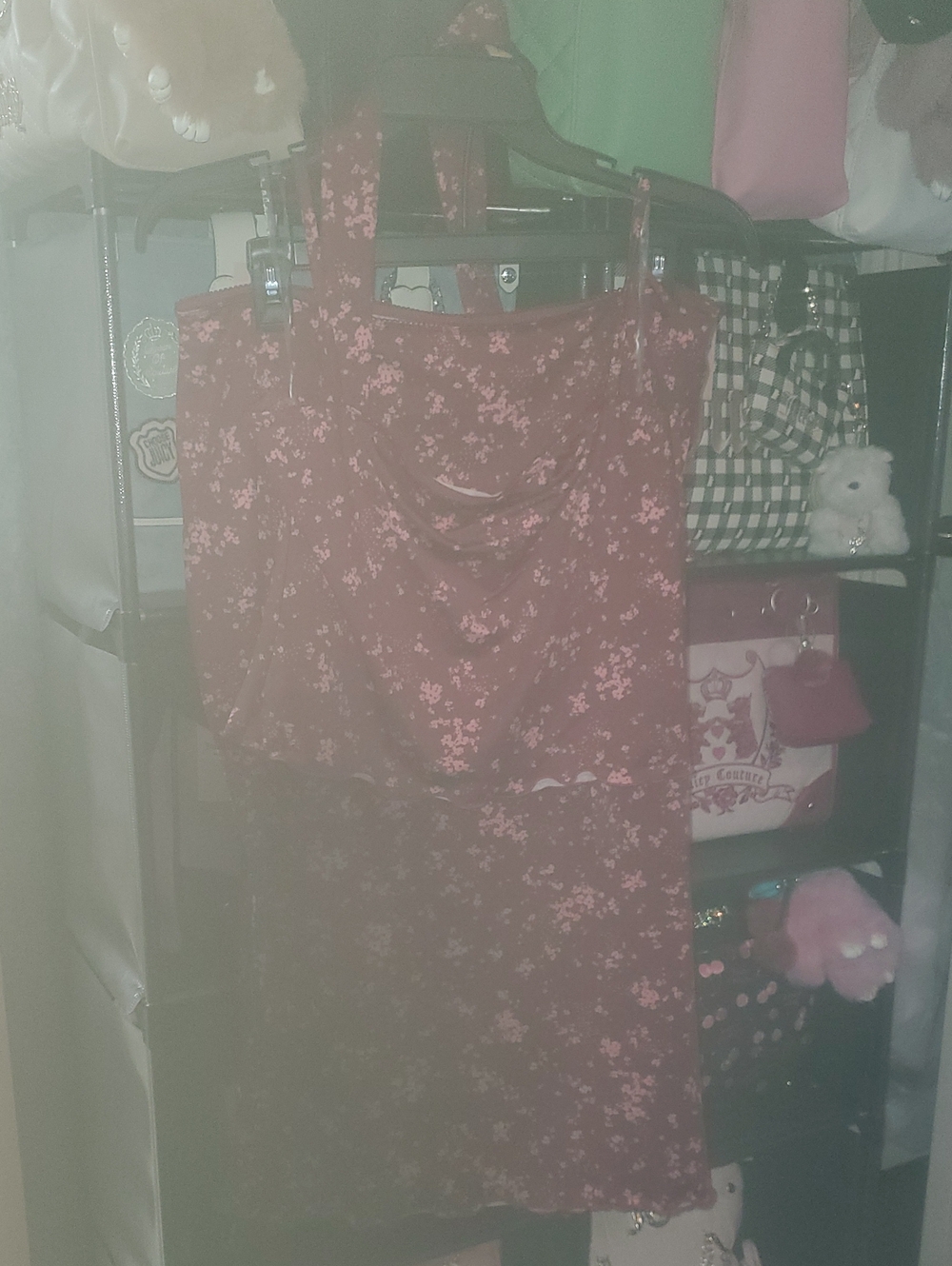 No Boundaries Burgundy Floral Sundress